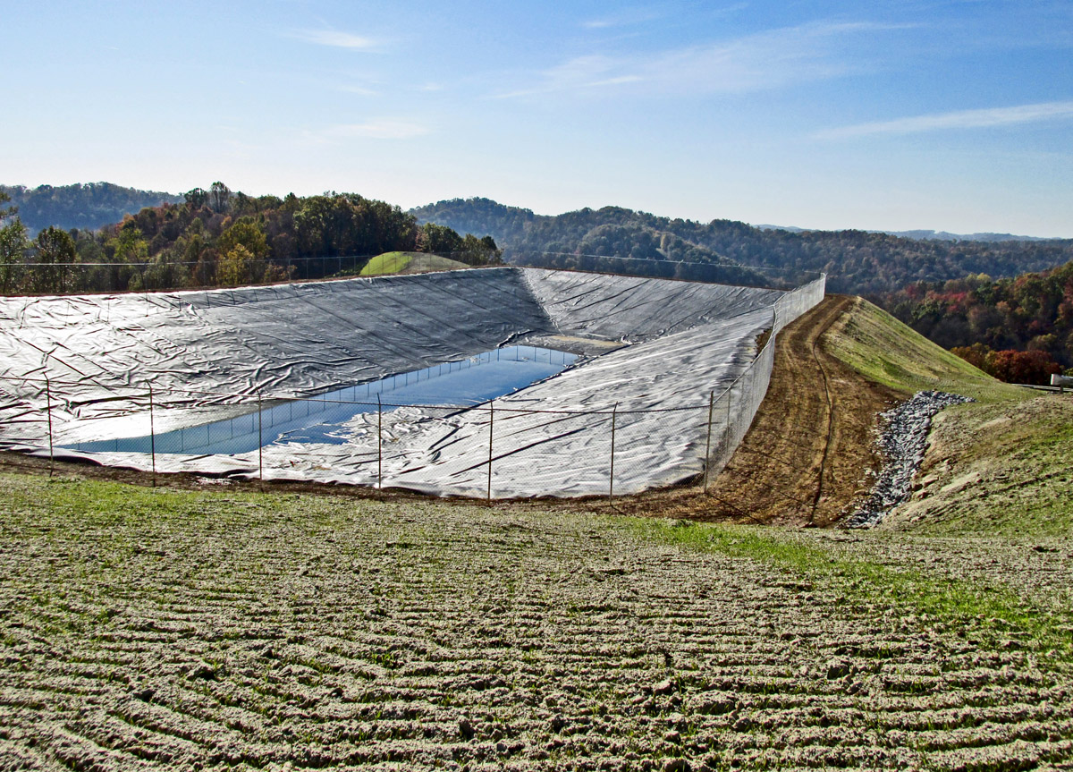 Frac Pit in Doddridge County, WV